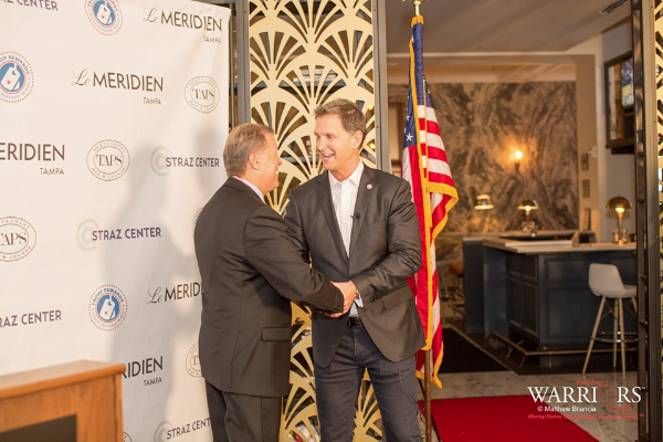 Le Meridien Tampa hosts 6 military couples for a RnR Couples Retreat.